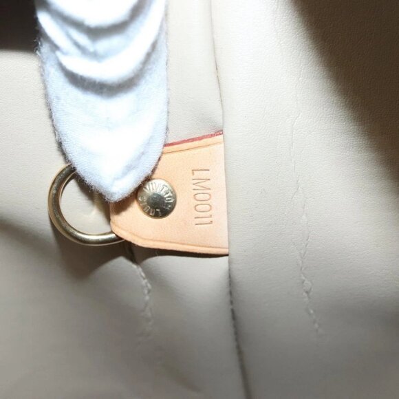 LOUIS VUITTON Monogram Vernis Houston Hand Bag Beige M91004 LV Auth SW1452 - Picture 13 of 16